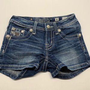 Miss Me Denim Shorts Girls Size 8